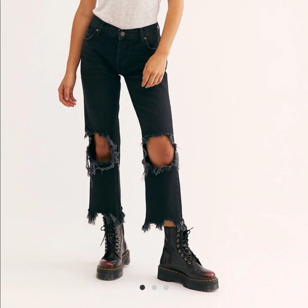 Maggie mid rise straight leg jean